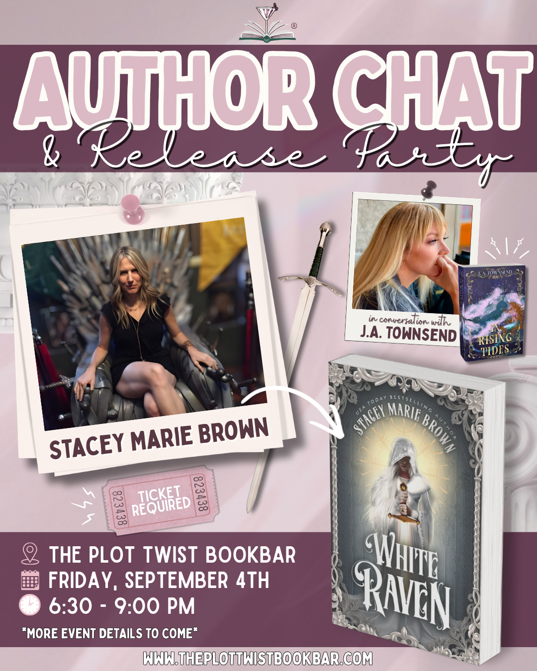 Author Chat & Book Release Party with Stacey Marie Brown!